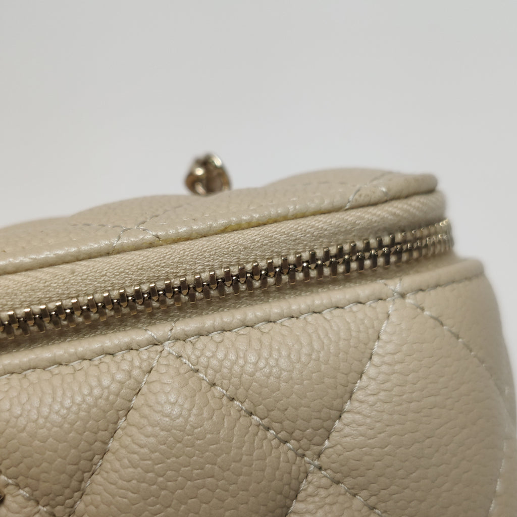 Chanel Rectangle Vanity Case Caviar