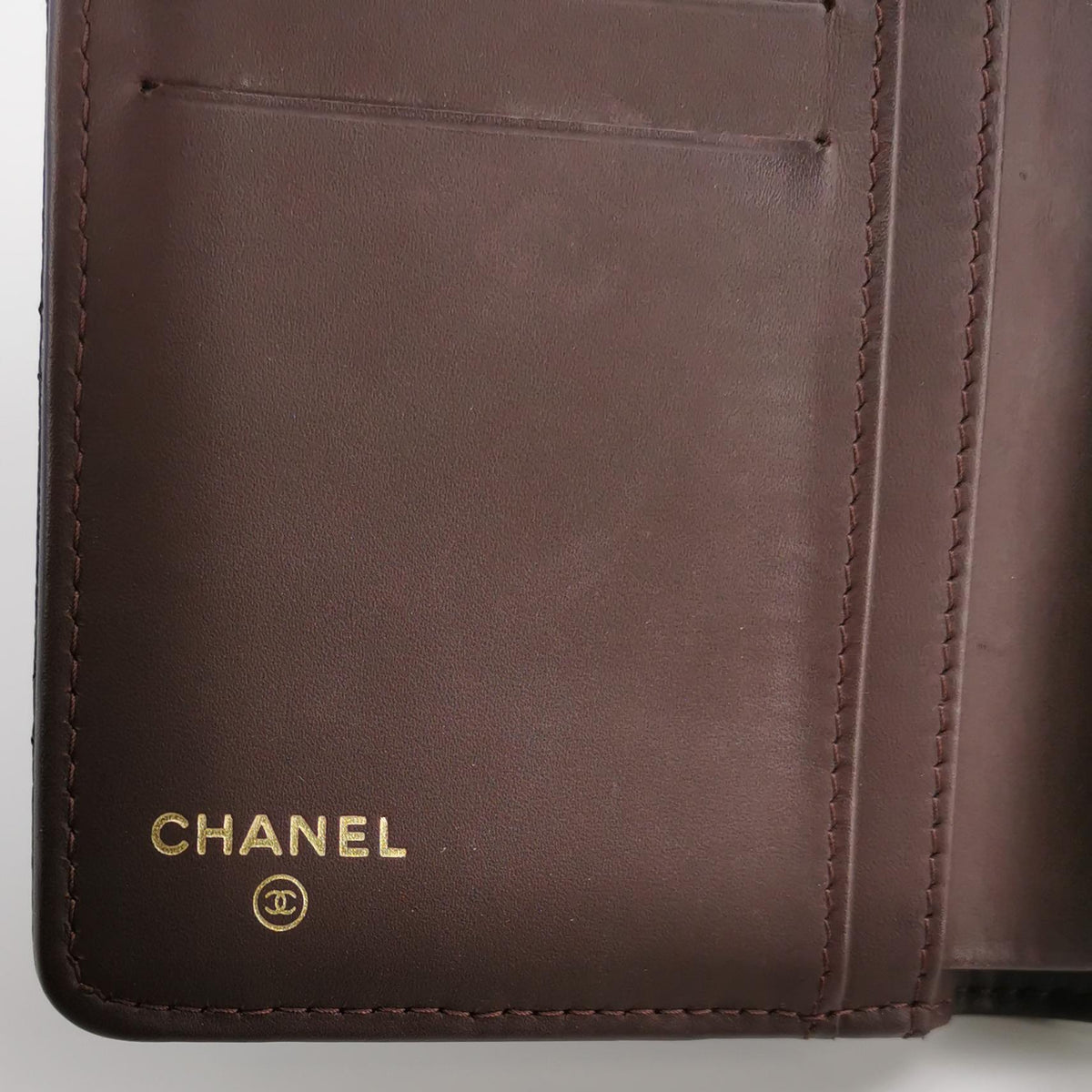 Chanel Yen Wallet Caviar Black