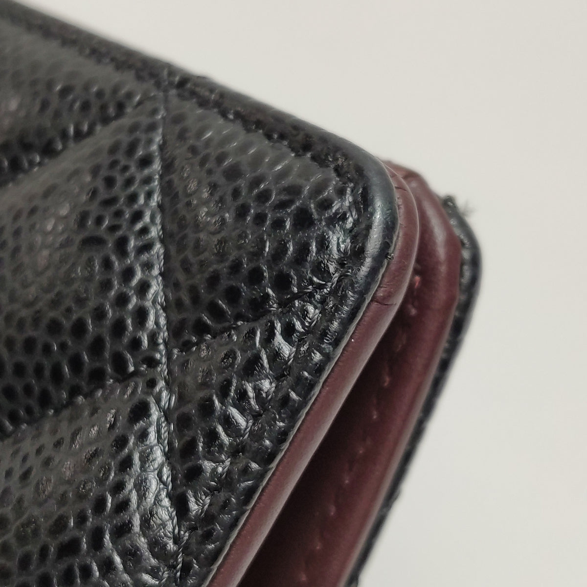 Chanel Yen Wallet Caviar Black