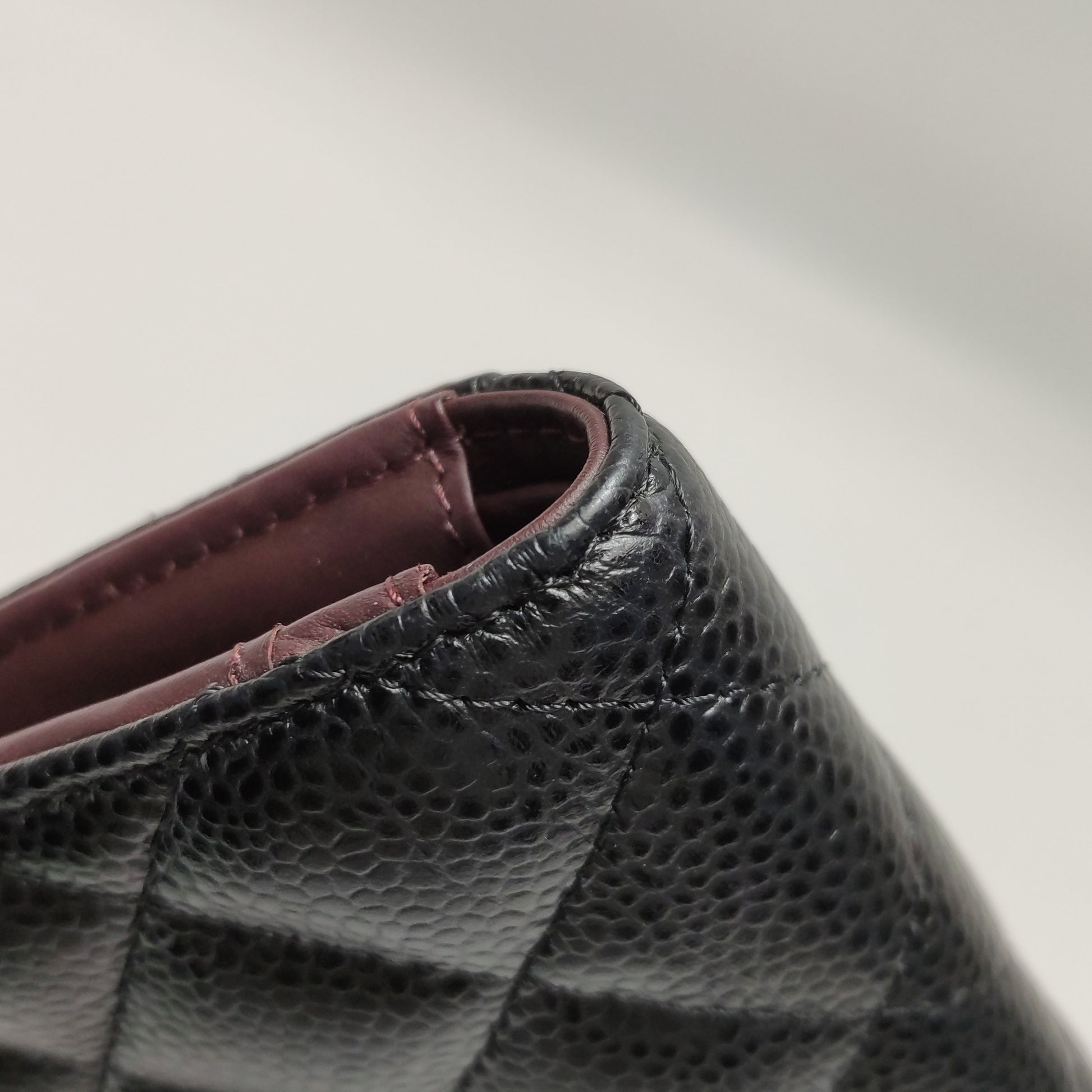 Chanel Yen Wallet Caviar Black