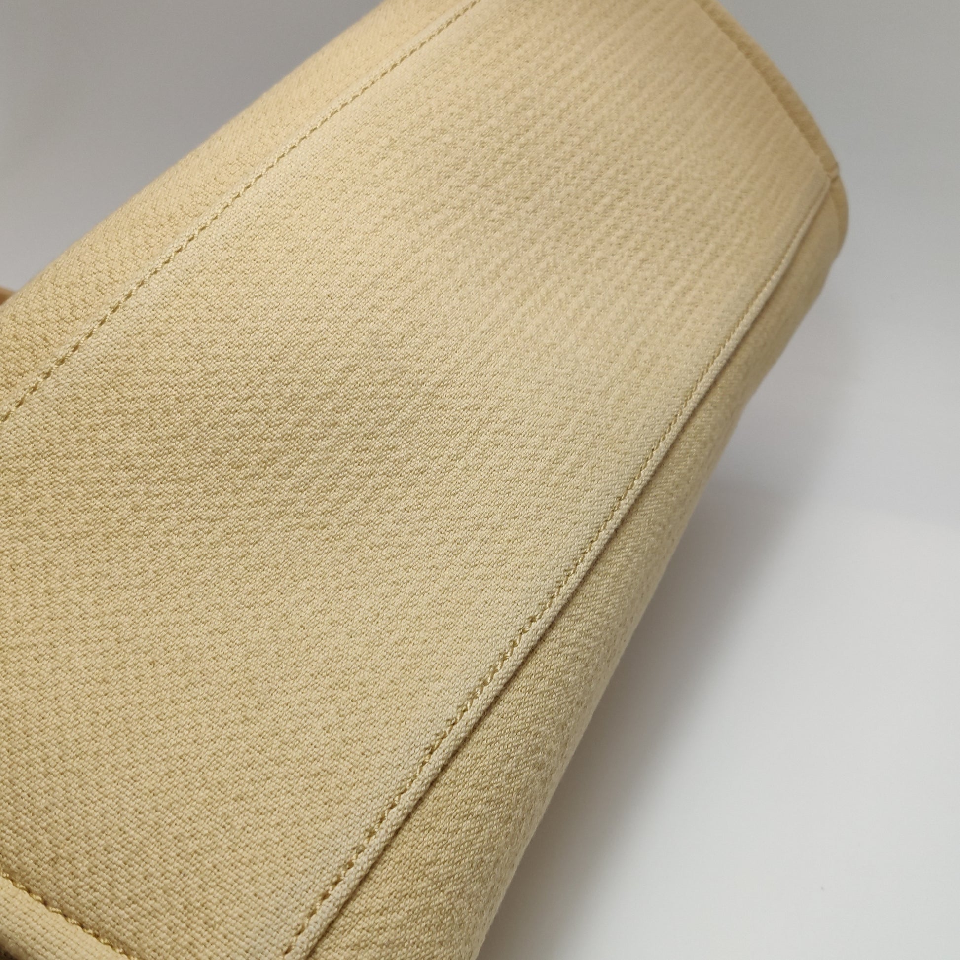 Chanel Deauville Canvas Top Handle Beige