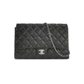 Chanel Flap Clutch with Chain Lambskin Black