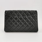Chanel Flap Clutch with Chain Lambskin Black
