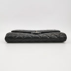 Chanel Flap Clutch with Chain Lambskin Black