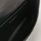 Chanel Flap Clutch with Chain Lambskin Black