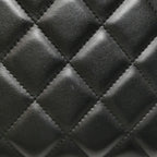 Chanel Flap Clutch with Chain Lambskin Black