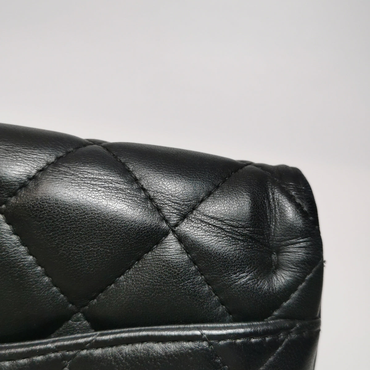 Chanel Flap Clutch with Chain Lambskin Black