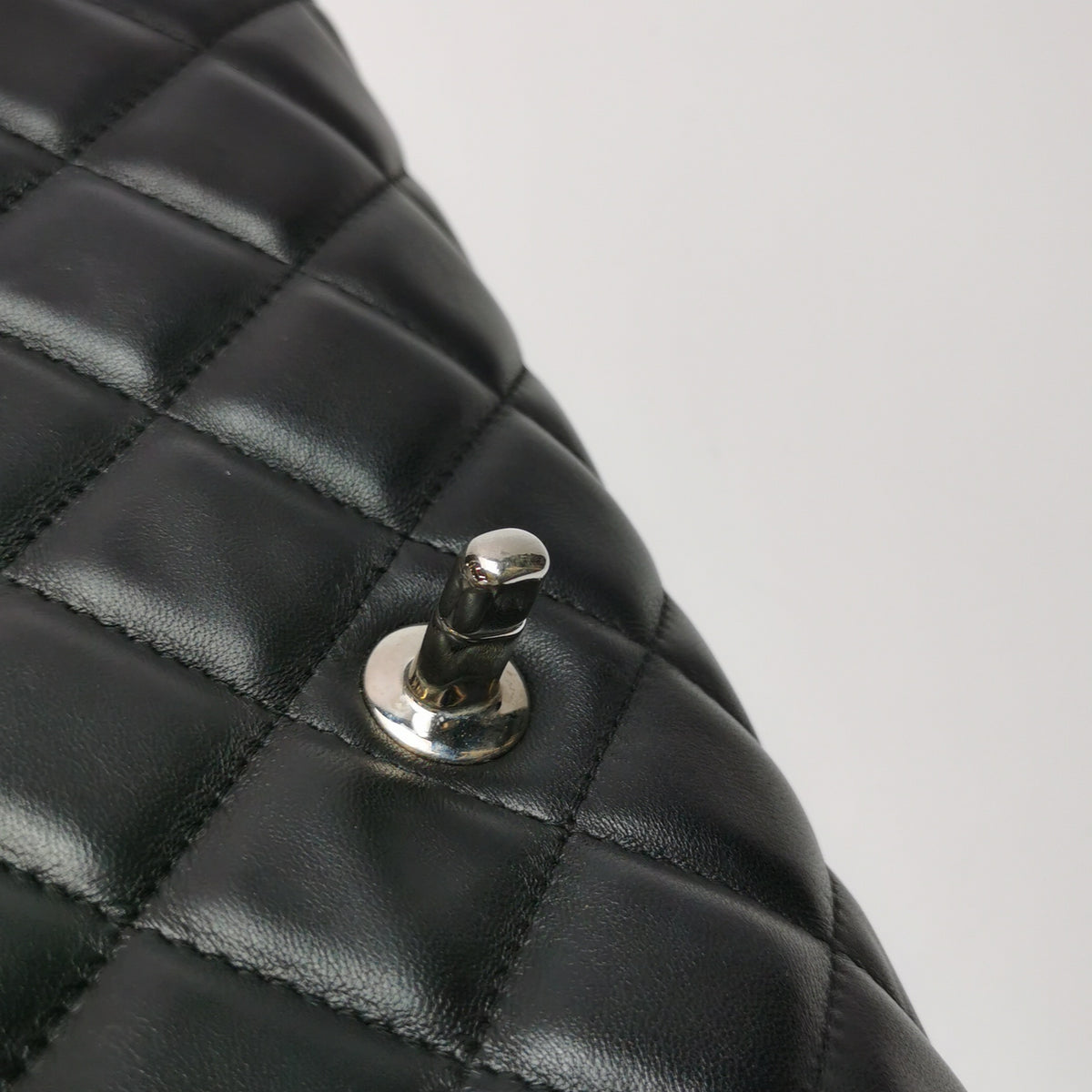 Chanel Flap Clutch with Chain Lambskin Black