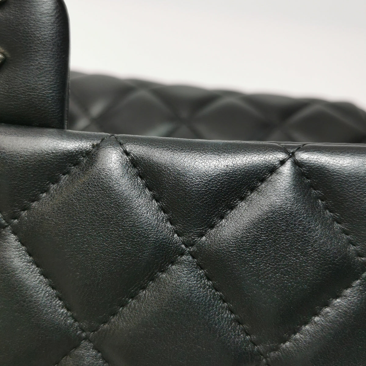 Chanel Flap Clutch with Chain Lambskin Black
