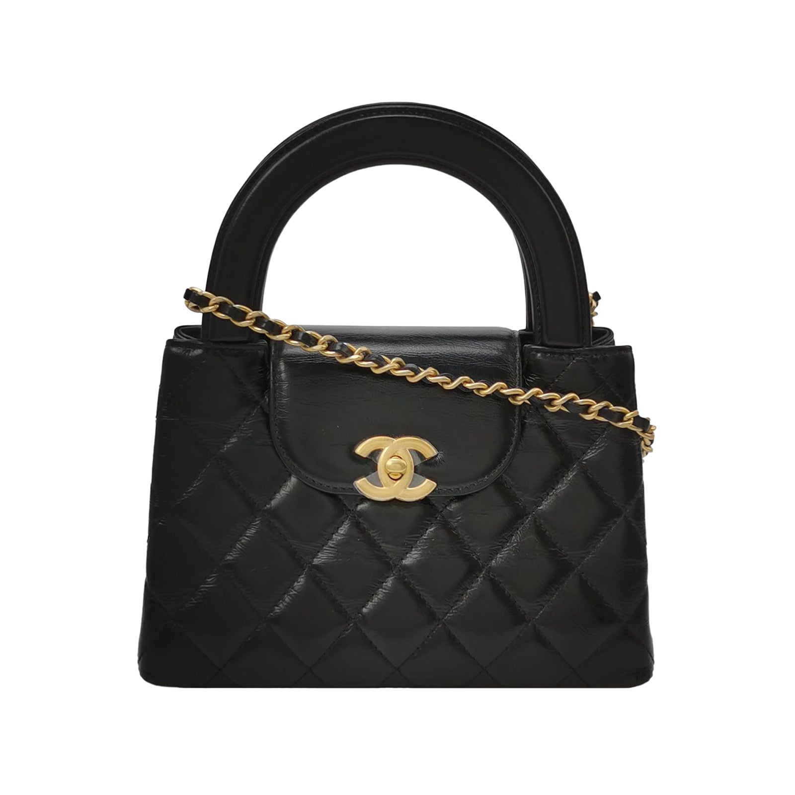 Chanel Nano Kelly Aged Calfskin Shopper