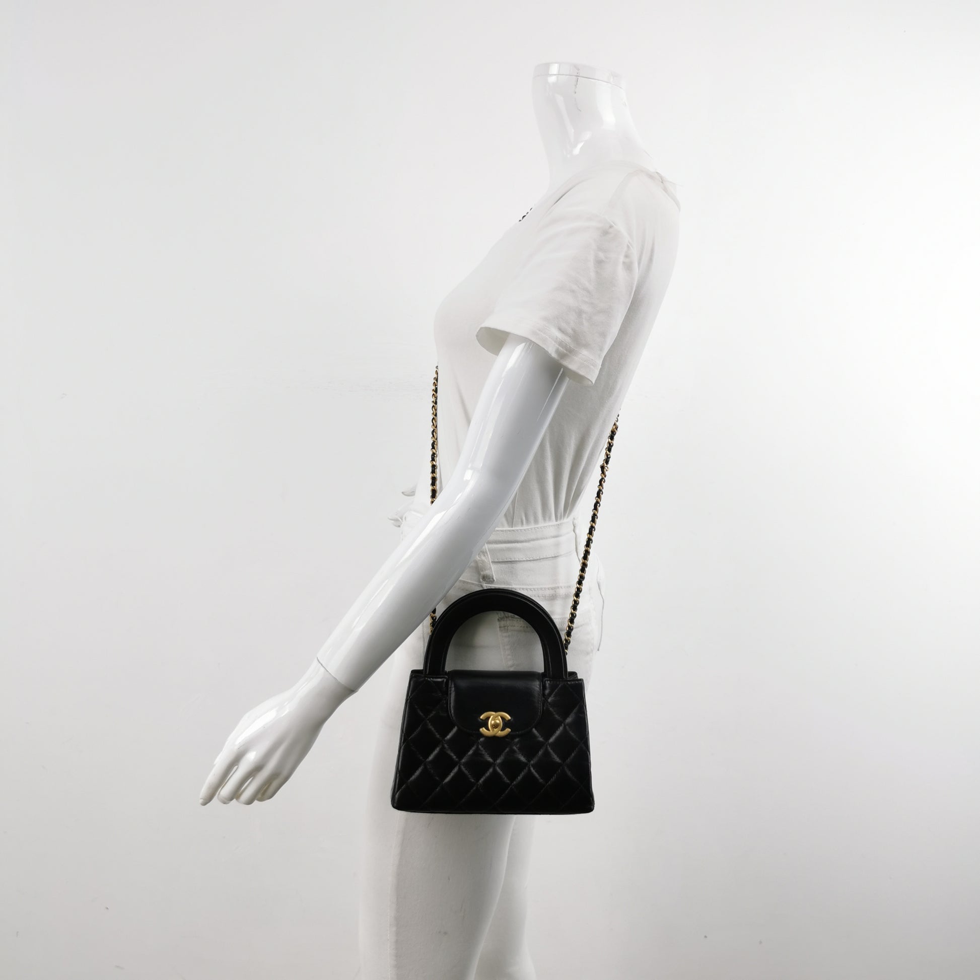 Chanel Nano Kelly Aged Calfskin Shopper