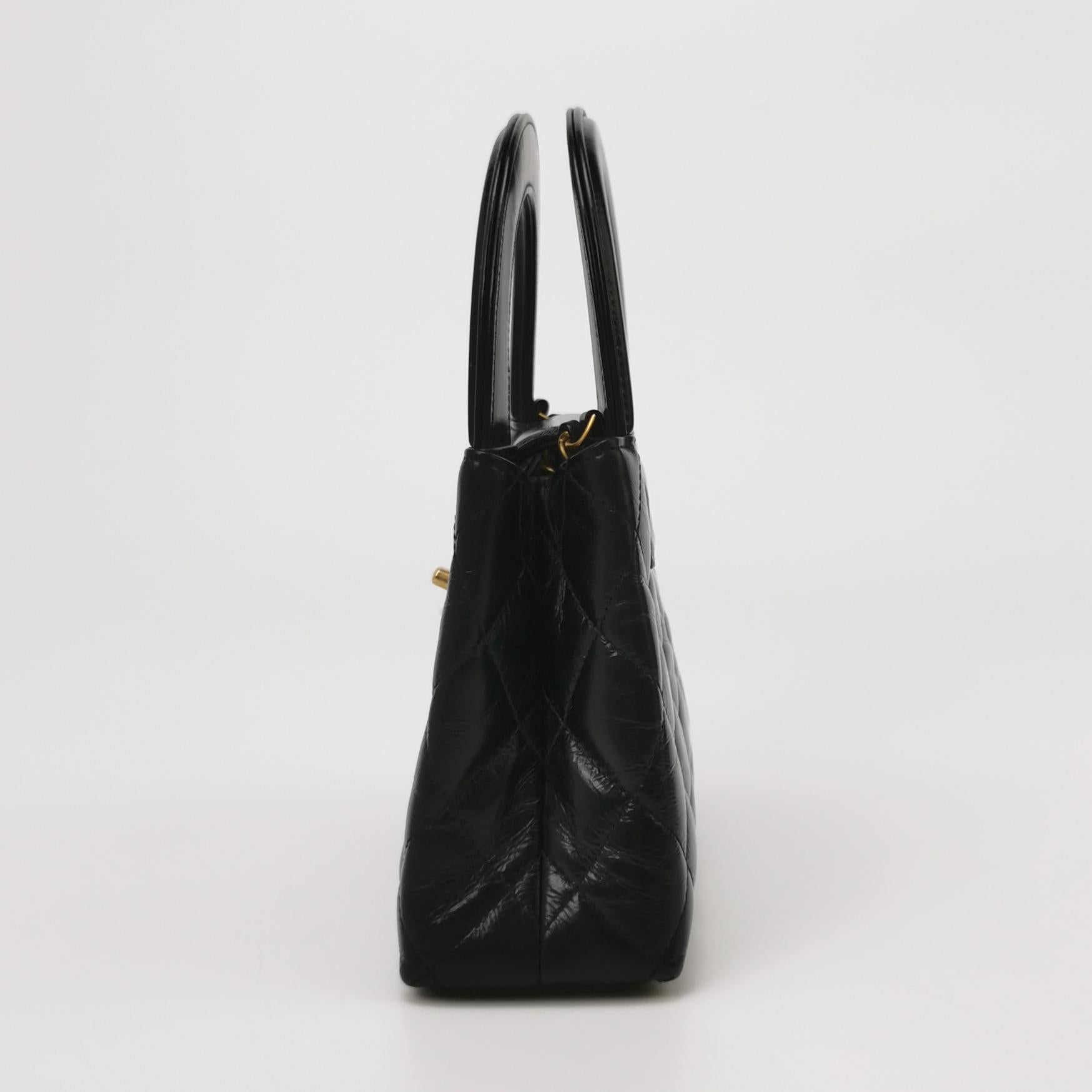 Chanel Nano Kelly Aged Calfskin Shopper