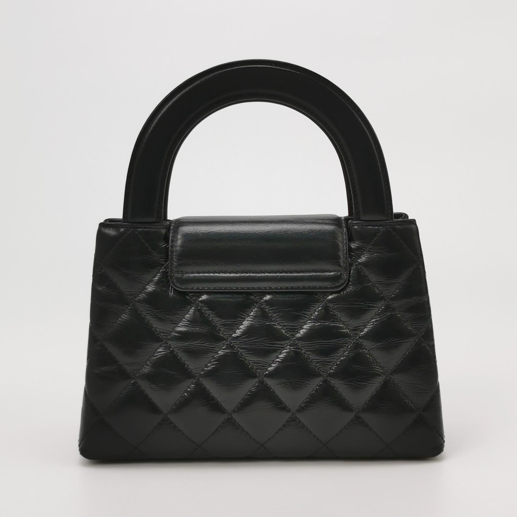 Chanel Nano Kelly Aged Calfskin Shopper