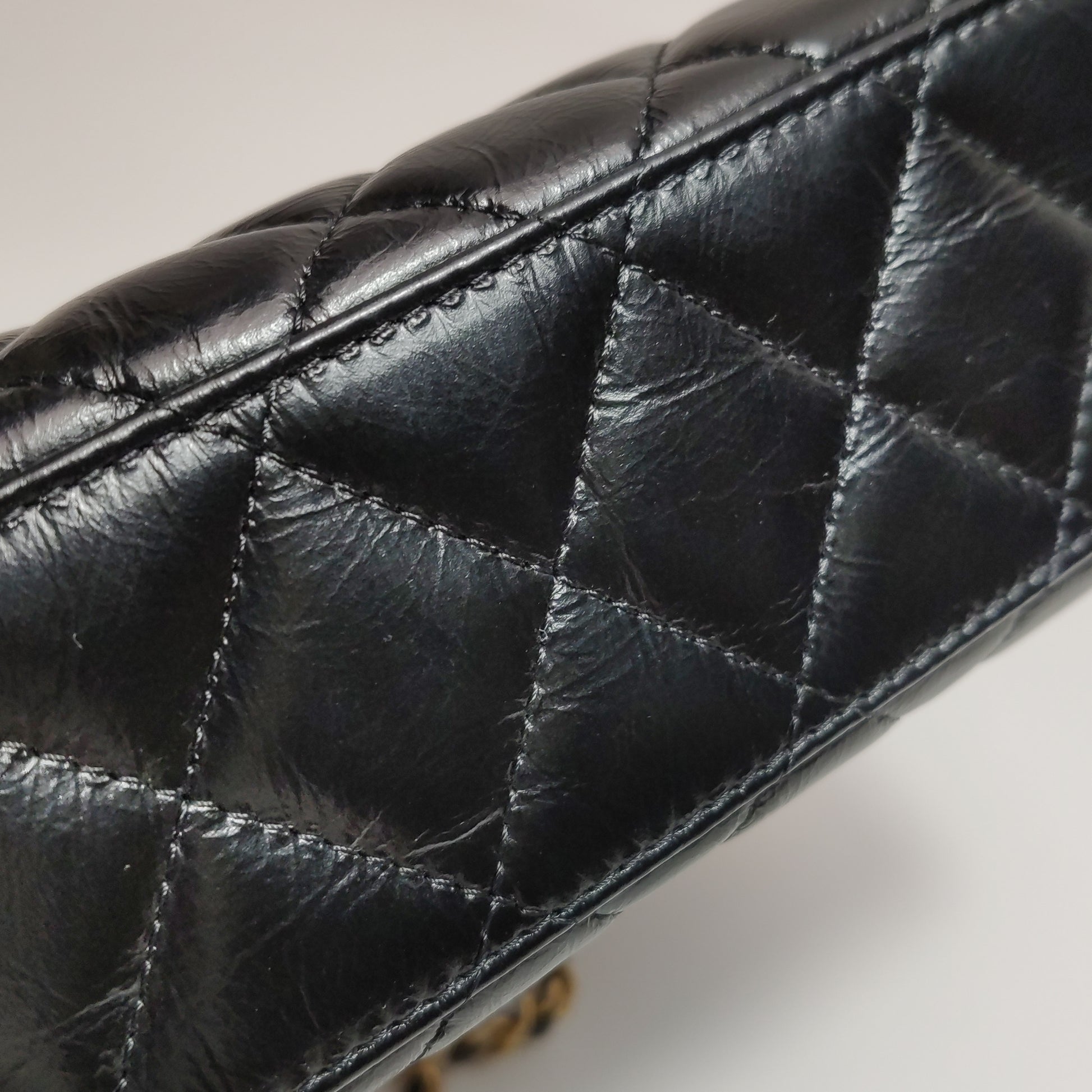 Chanel Nano Kelly Aged Calfskin Shopper
