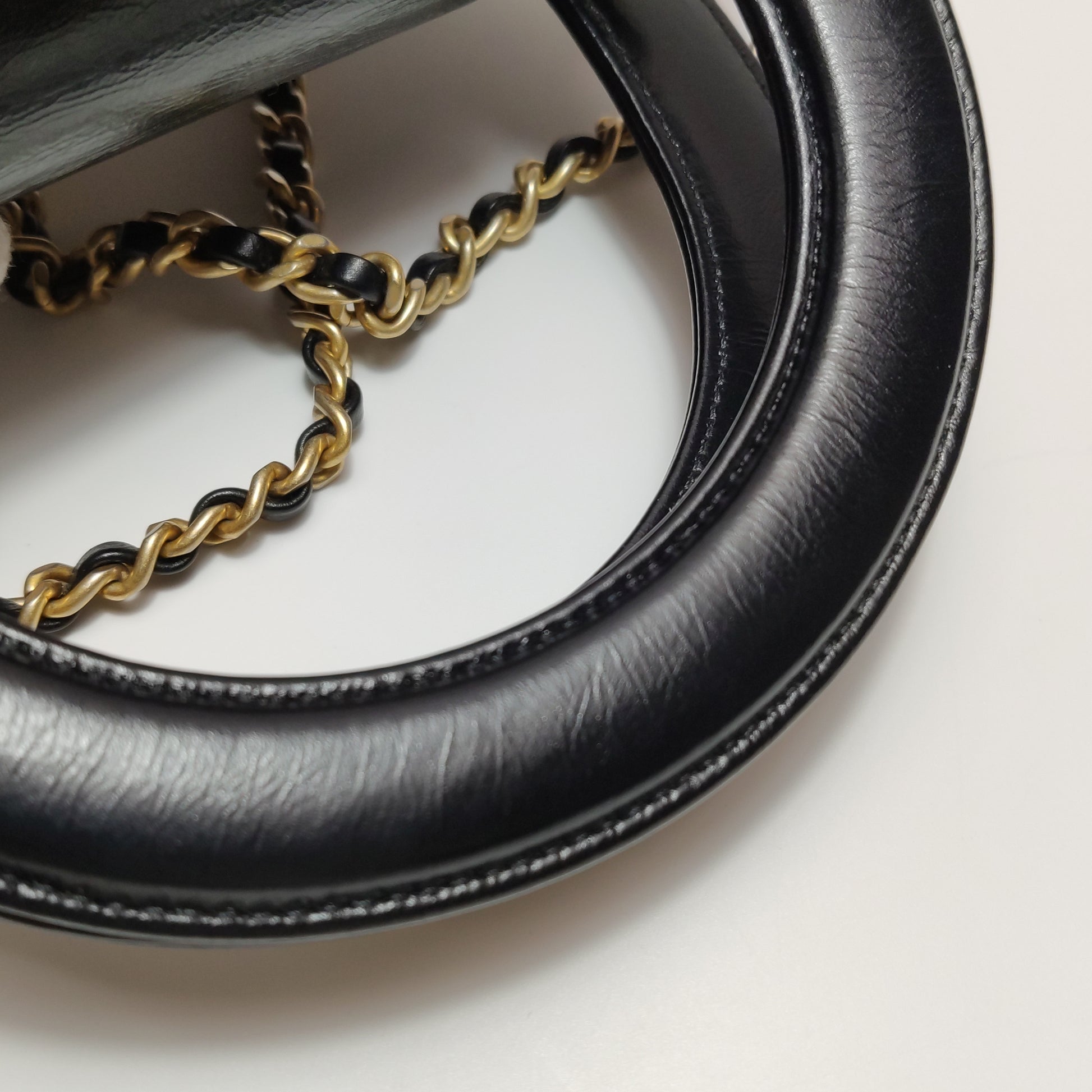 Chanel Nano Kelly Aged Calfskin Shopper