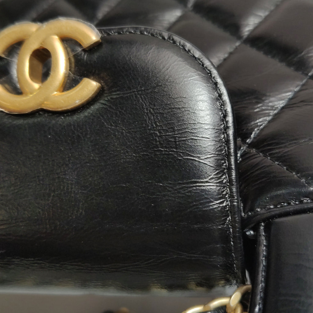 Chanel Nano Kelly Aged Calfskin Shopper