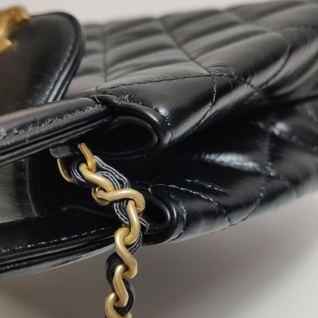 Chanel Nano Kelly Aged Calfskin Shopper
