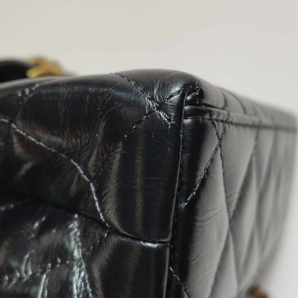 Chanel Nano Kelly Aged Calfskin Shopper