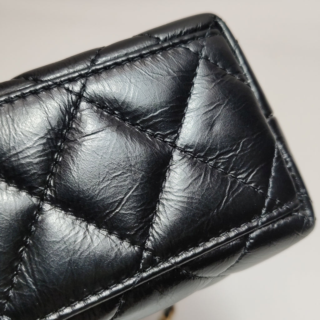Chanel Nano Kelly Aged Calfskin Shopper
