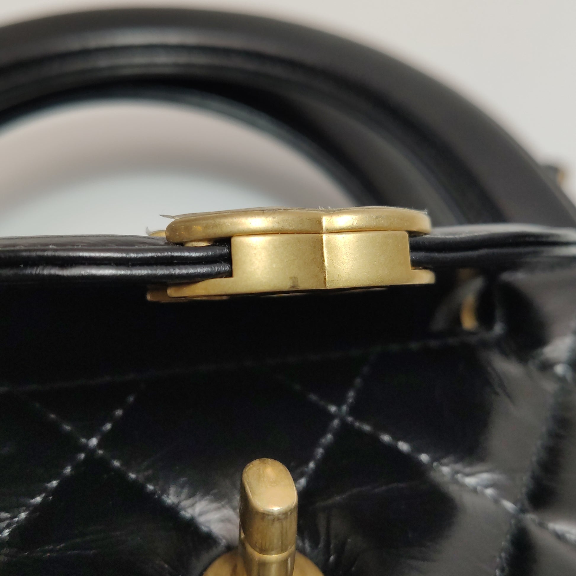 Chanel Nano Kelly Aged Calfskin Shopper