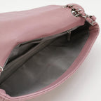 Chanel Bicolor Quilted Lambskin Medium Single Flap Pink Black