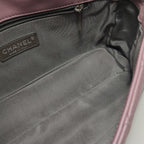 Chanel Bicolor Quilted Lambskin Medium Single Flap Pink Black