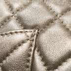Chanel Quilted Roll 2.55 Reissue Clutch Light Gold Iridescent Calfskin
