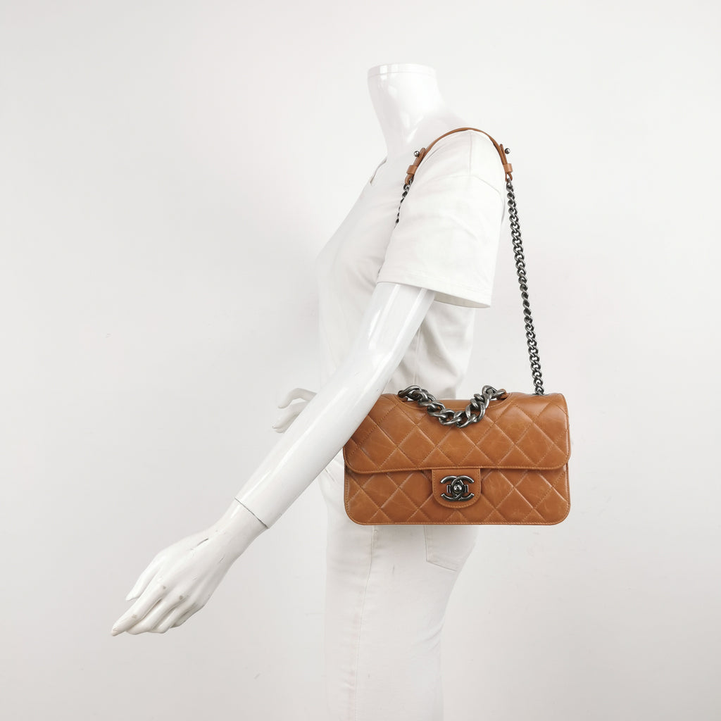 Chanel Perfect Edge Flap Dark Beige