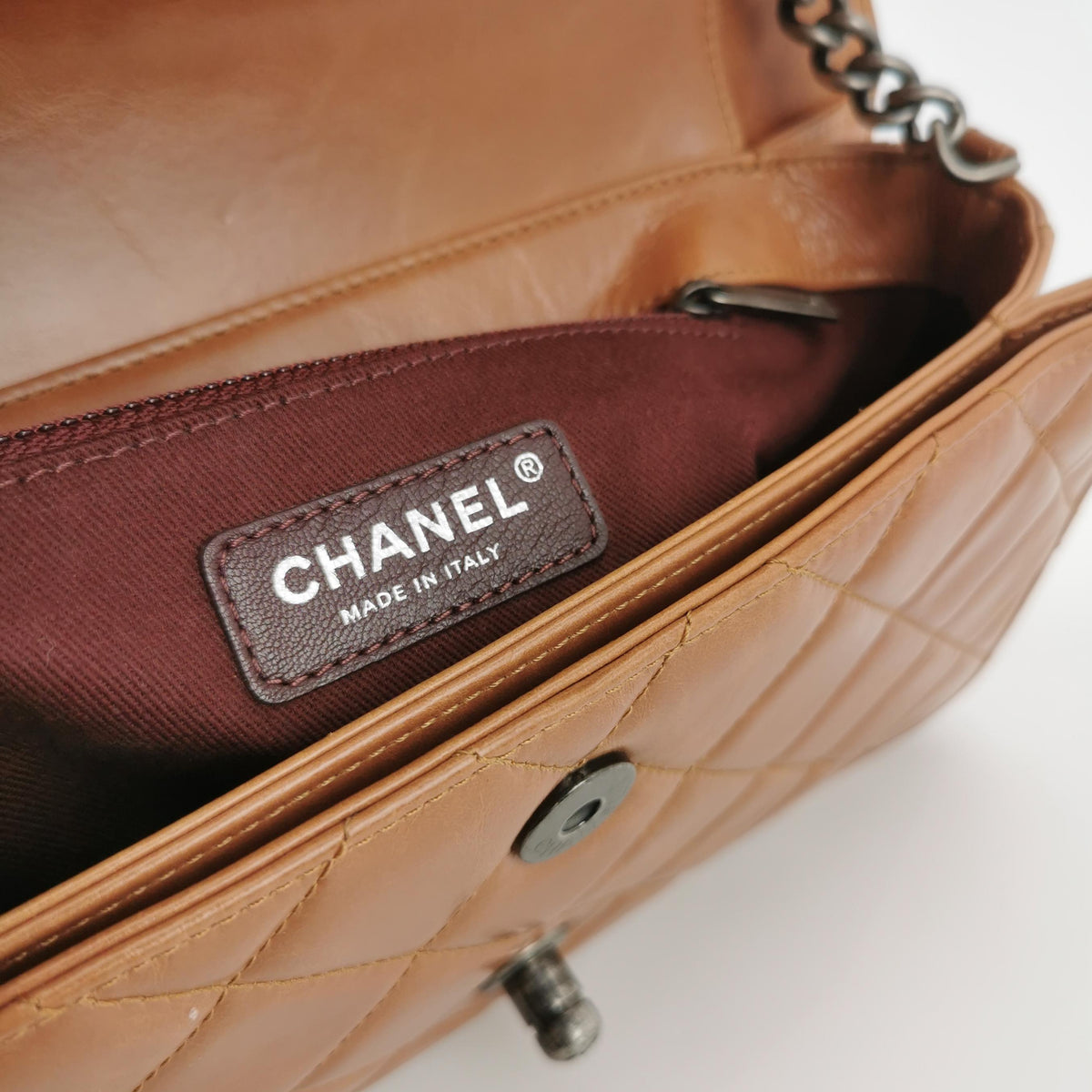 Chanel Perfect Edge Flap Dark Beige