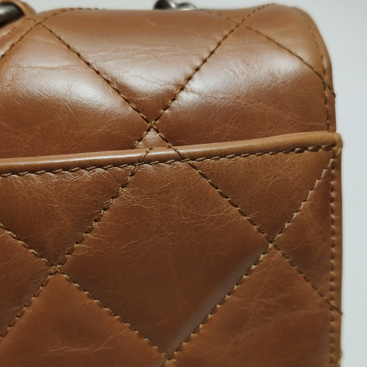 Chanel Perfect Edge Flap Dark Beige