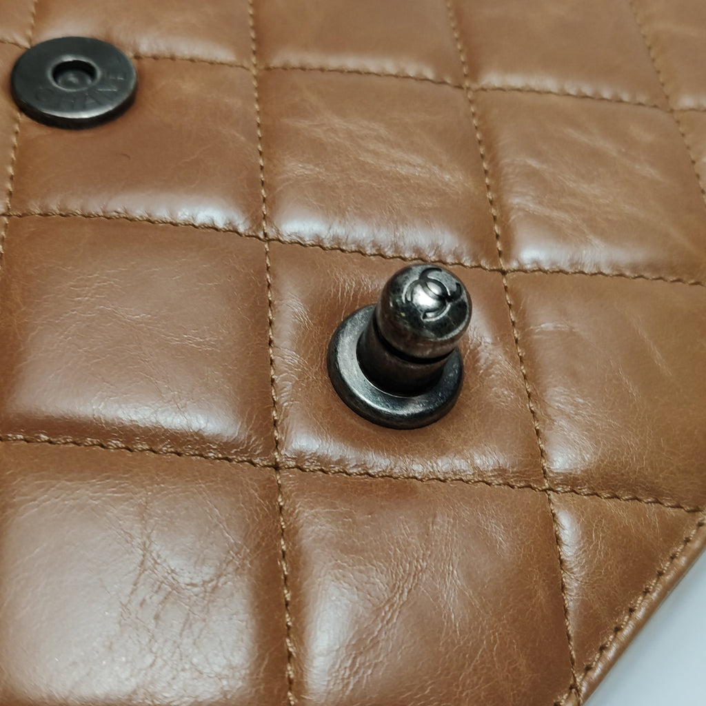 Chanel Perfect Edge Flap Dark Beige