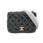 Chanel Small Lacquered Combination Chain Flap Black