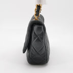 Chanel Small Lacquered Combination Chain Flap Black