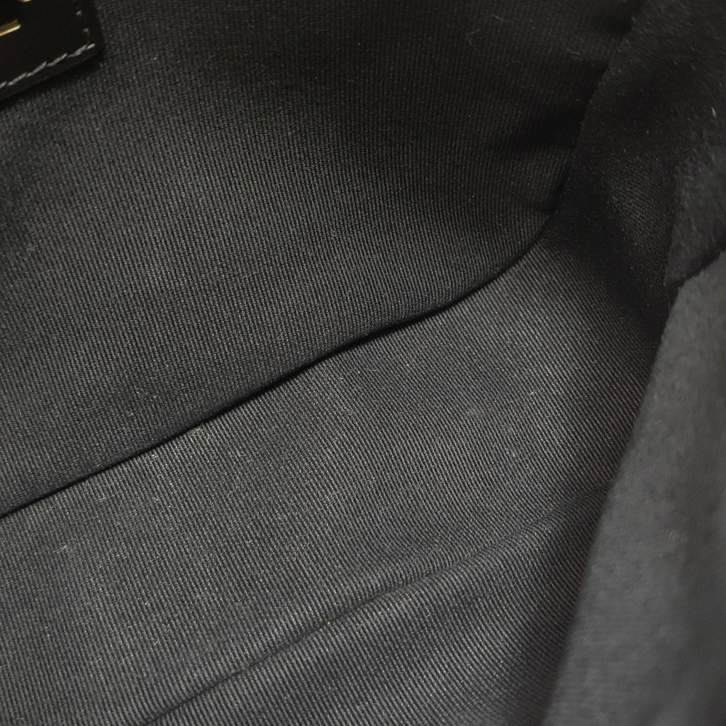 Chanel Small Lacquered Combination Chain Flap Black