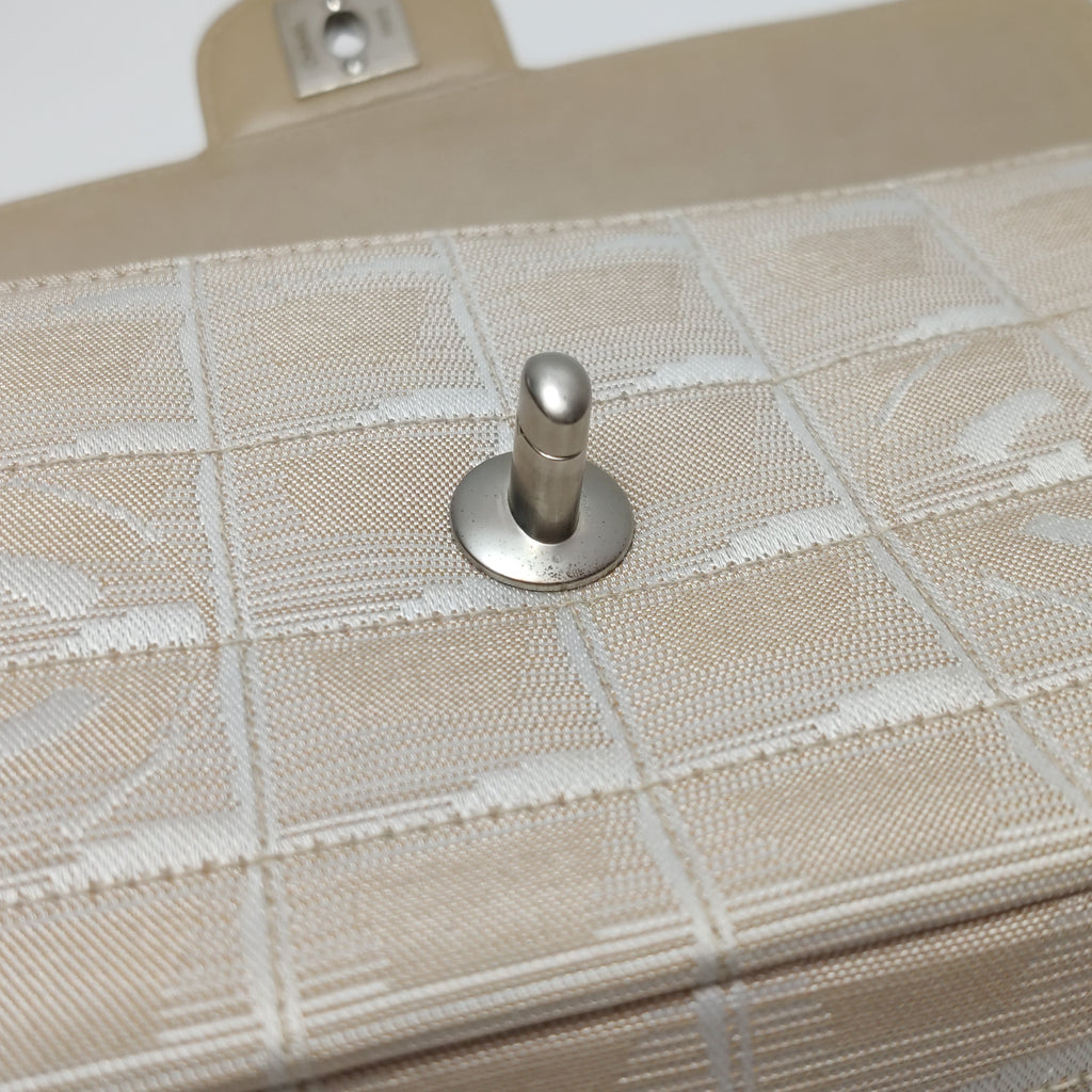 Chanel Travel Line East West Flap Beige
