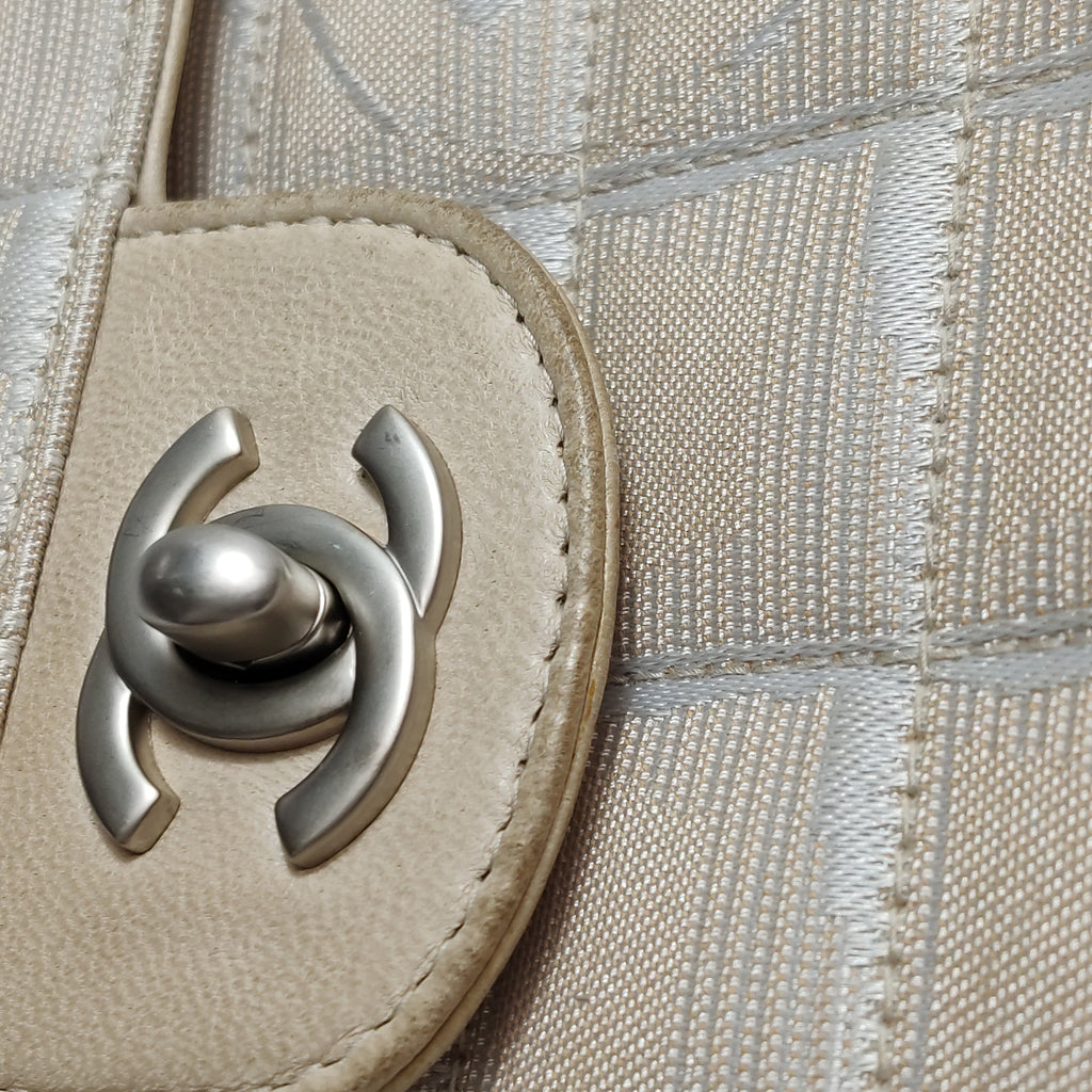 Chanel Travel Line East West Flap Beige