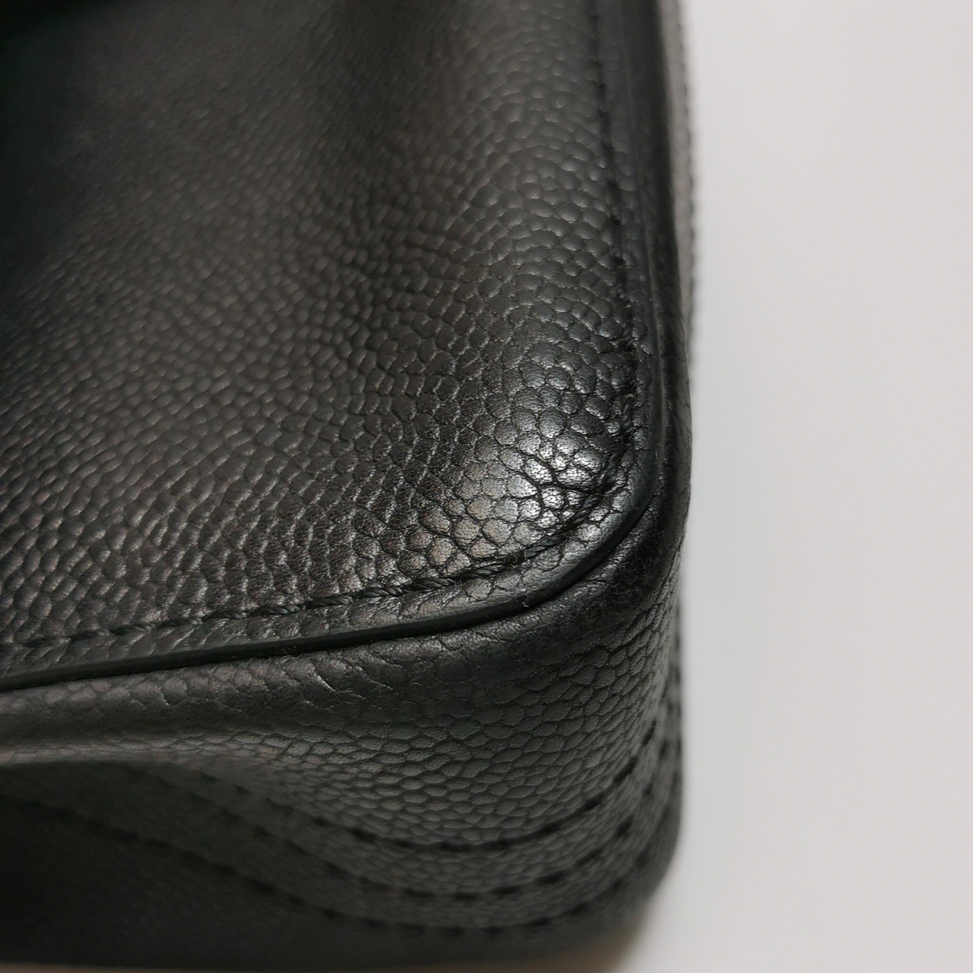 Chanel Pure Classic Double Flap Caviar Black GHW