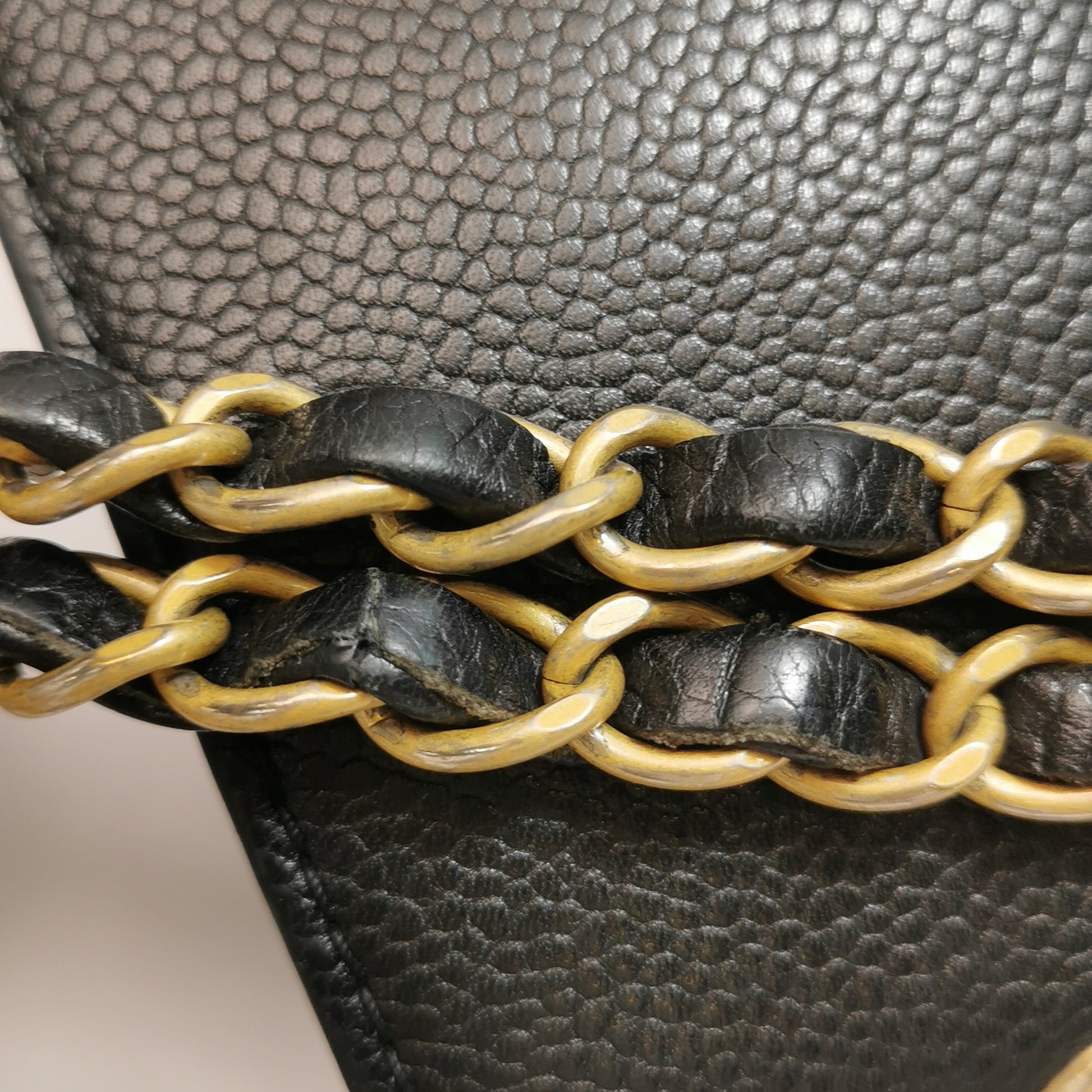 Chanel Pure Classic Double Flap Caviar Black GHW