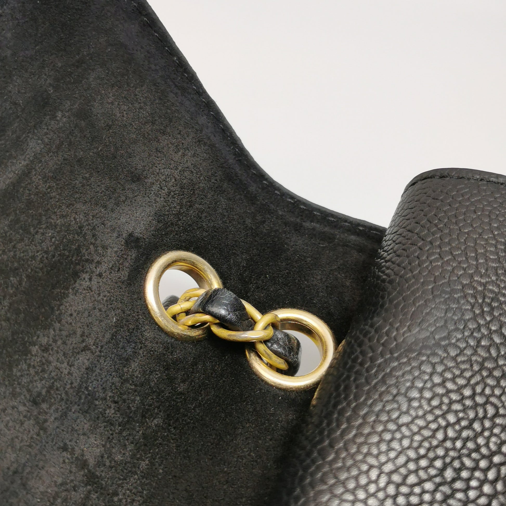 Chanel Pure Classic Double Flap Caviar Black GHW