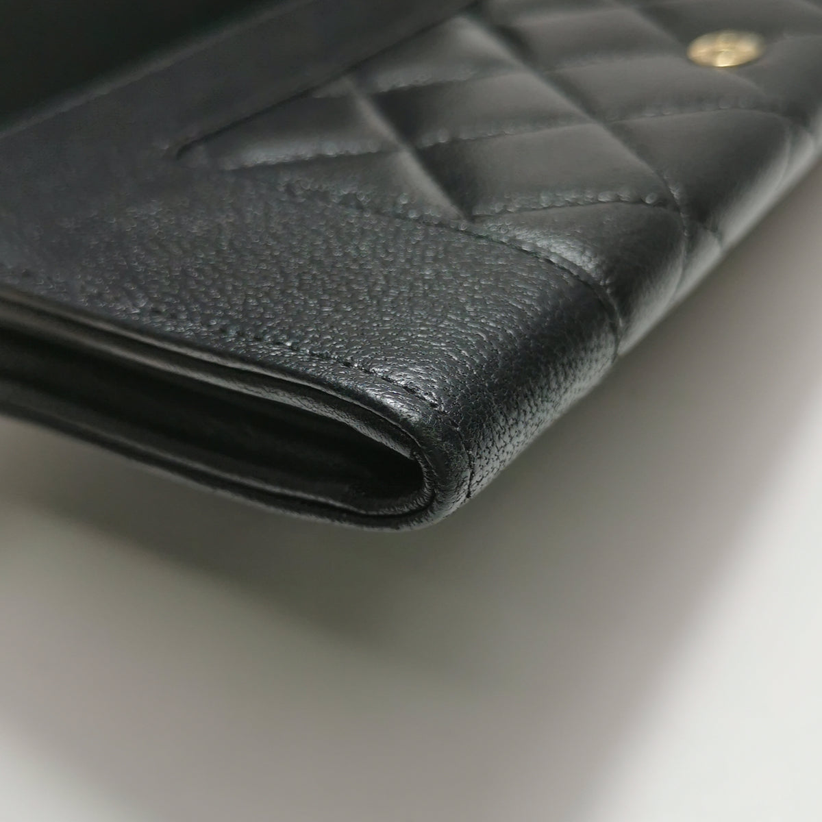 Chanel Quilted Mademoiselle Long Wallet Black