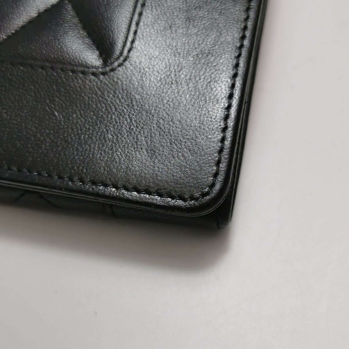 Chanel Quilted Mademoiselle Long Wallet Black