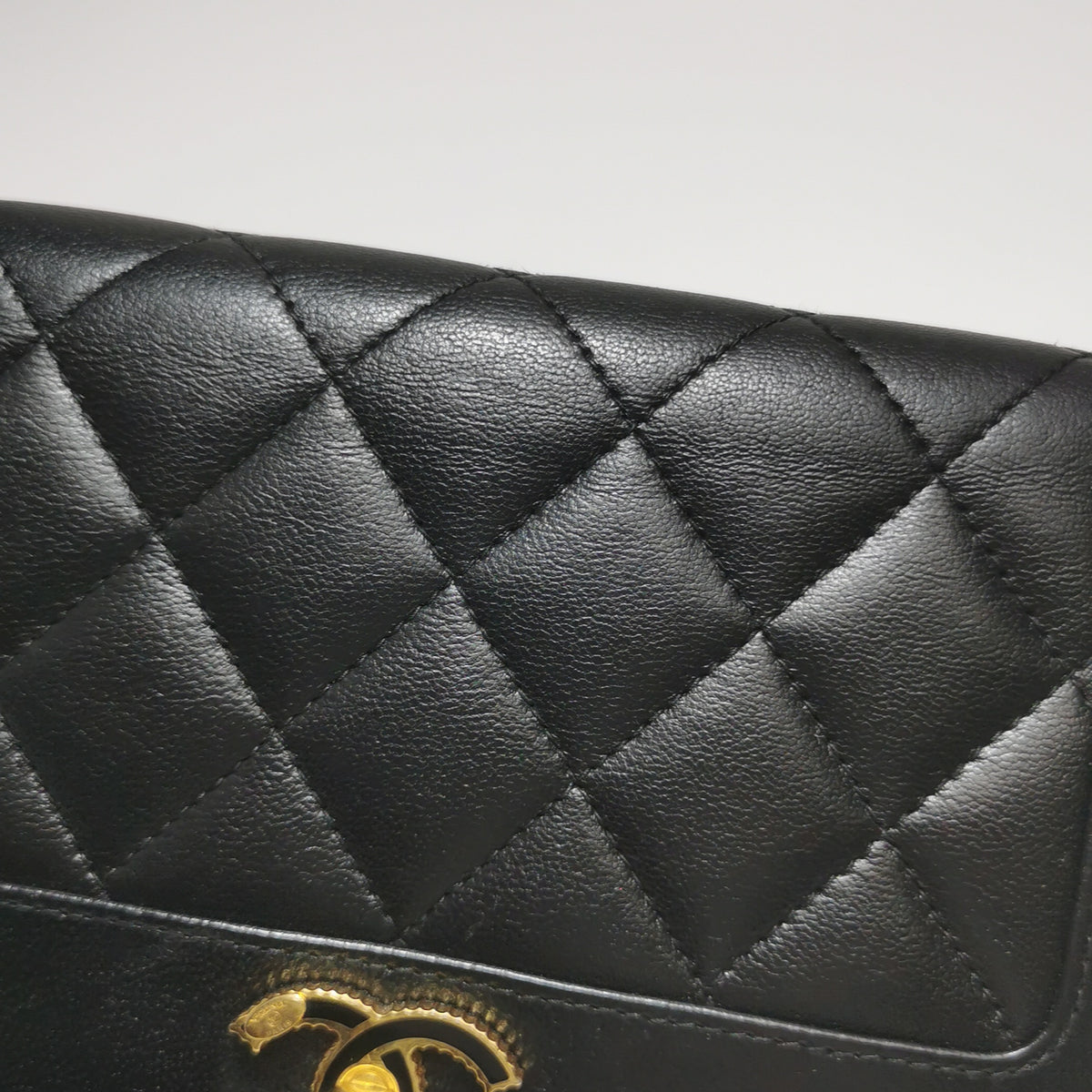 Chanel Quilted Mademoiselle Long Wallet Black