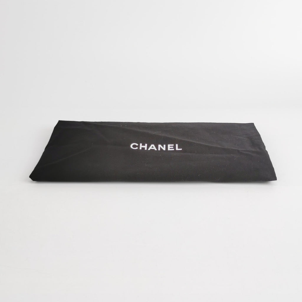 Chanel Ultra Stitch Flap East West Snakeskin Beige