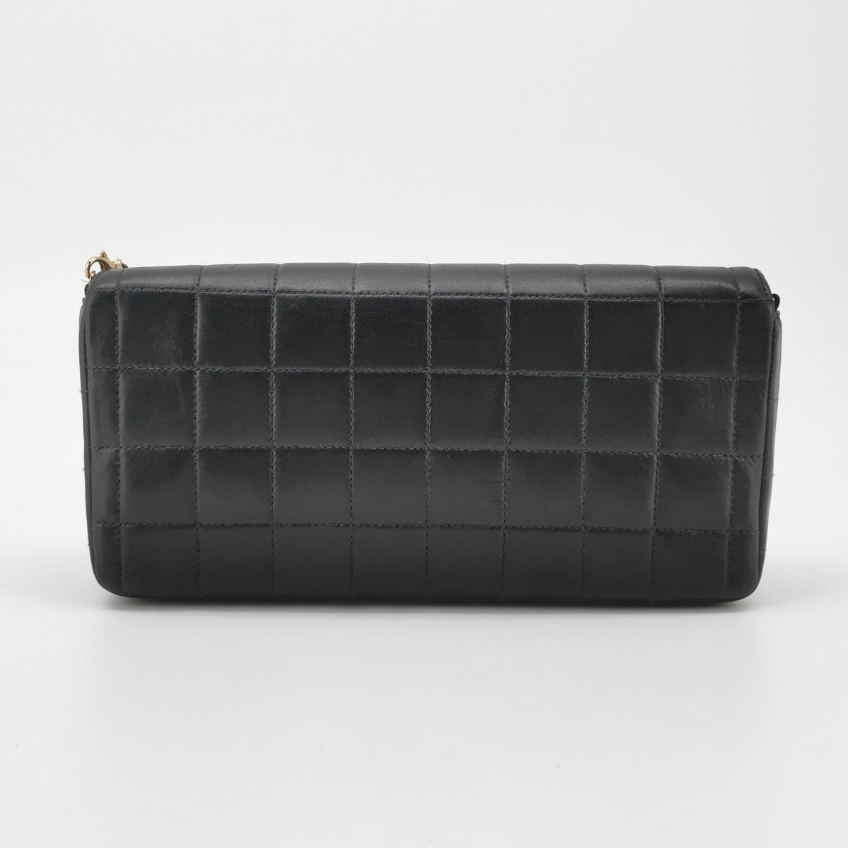 Chanel Chocolate Bar Single Flap East West Black
