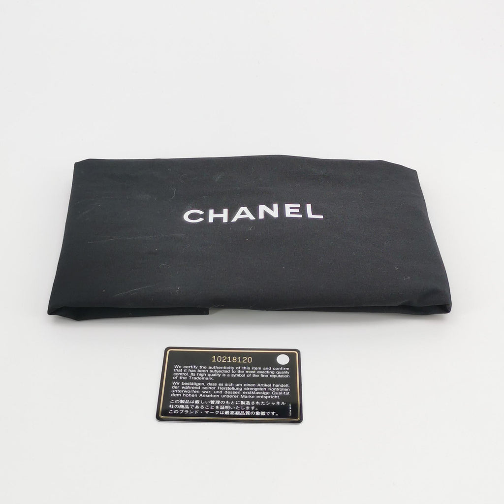 Chanel Cambon Multi Pocket Reporter Bag Black