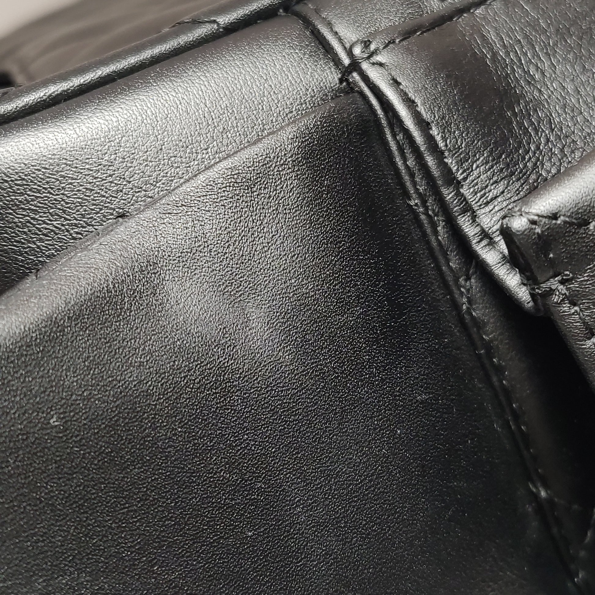Chanel Cambon Multi Pocket Reporter Bag Black