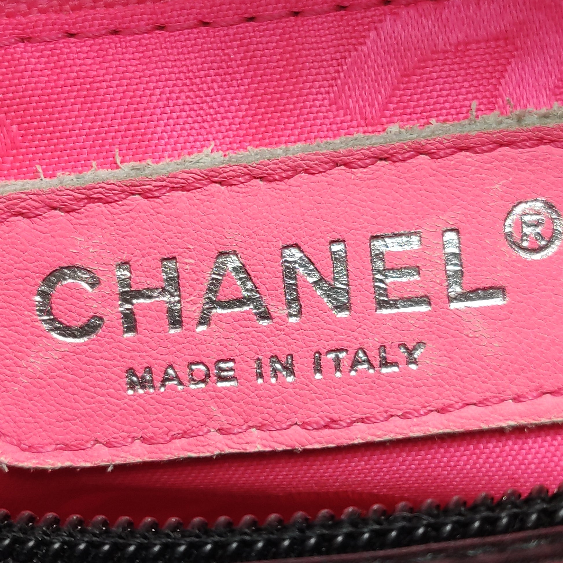 Chanel Cambon Multi Pocket Reporter Bag Black