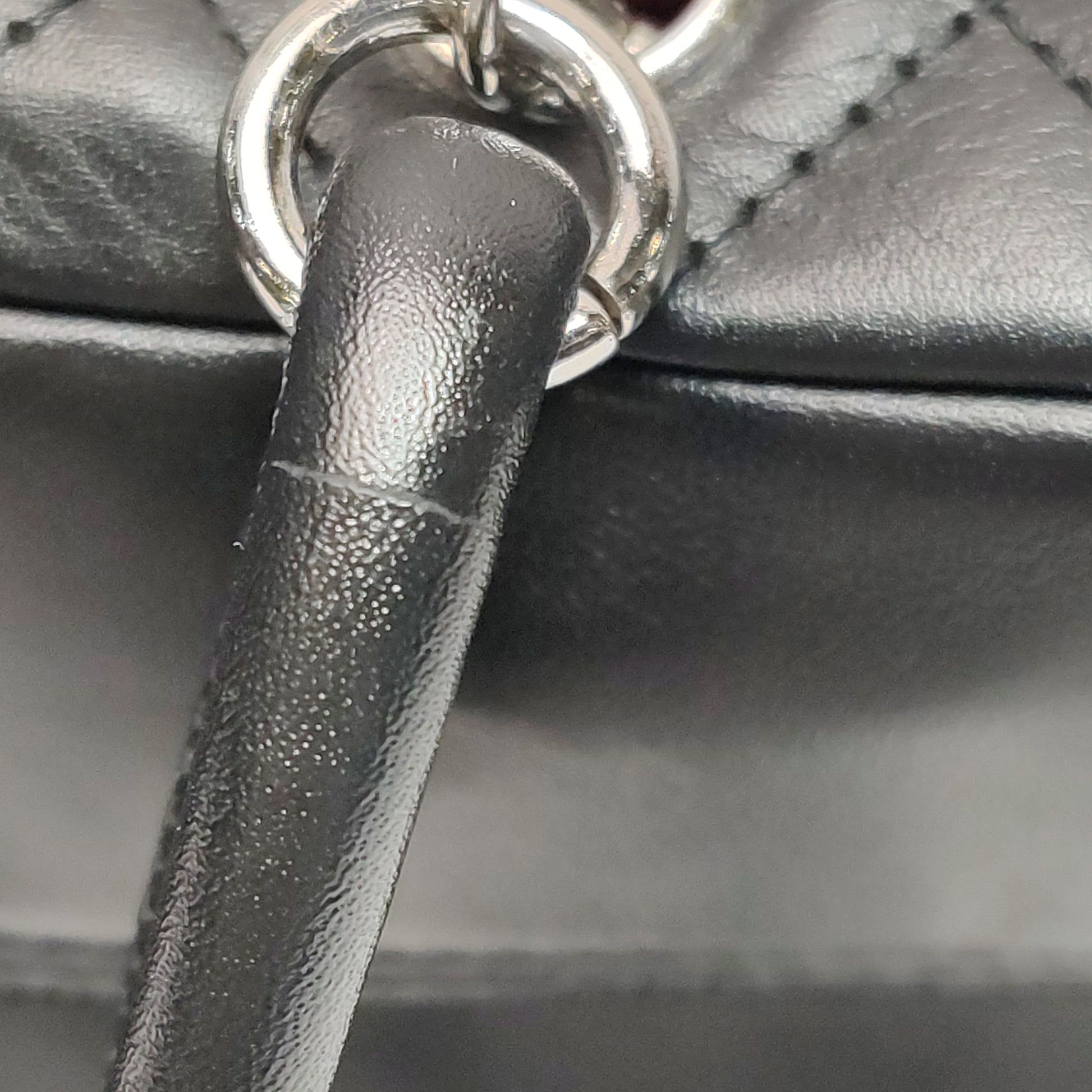 Chanel Cambon Multi Pocket Reporter Bag Black