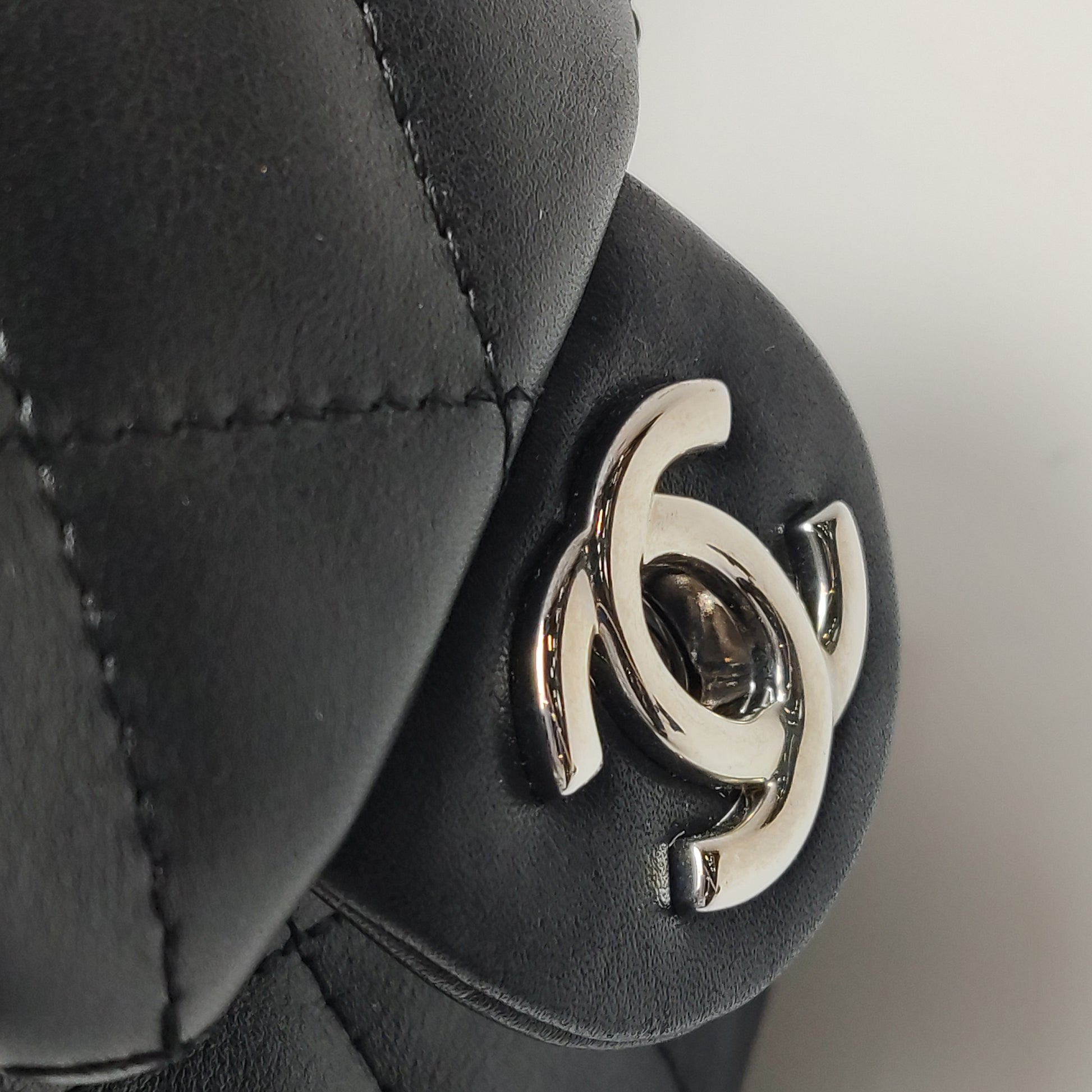 Chanel Cambon Multi Pocket Reporter Bag Black