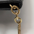 Chanel Medallion Caviar Shoulder Bag Black
